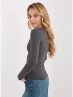 Blúzka WT BZ A1174.29P grafitová