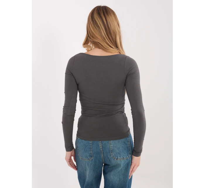Blúzka WT BZ A1174.29P grafitová Blúzka WT BZ A1174.29P grafitová