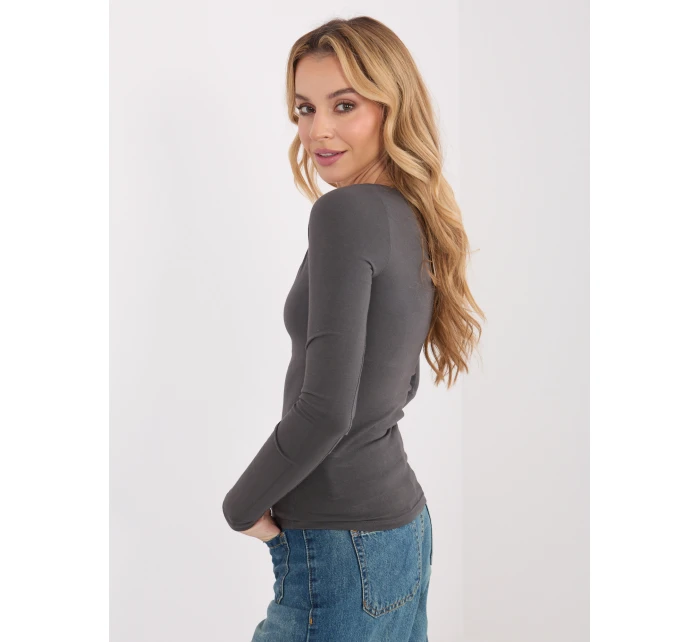 Blúzka WT BZ A1174.29P grafitová Blúzka WT BZ A1174.29P grafitová