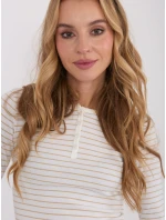 Blúzka WT BZ A1271.49 biela a béžová