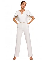 M670 Kombinéza s volánikmi - ecru