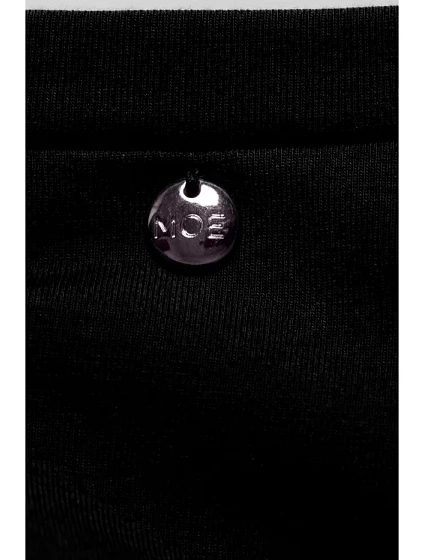 Mini šaty s na ramenou černé model 19660932 - Moe