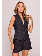 M859 Džínsová vesta - grafitová