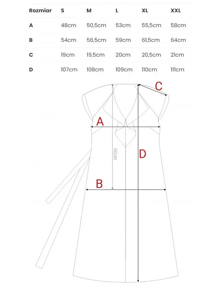 model 21154812 Šaty bez rukávů s volánkovým výstřihem modré - STYLOVE