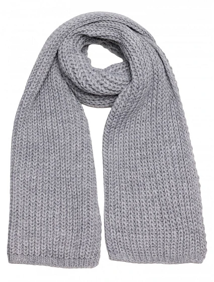 model 21417256 Žebrovaná šála šedá - Moe