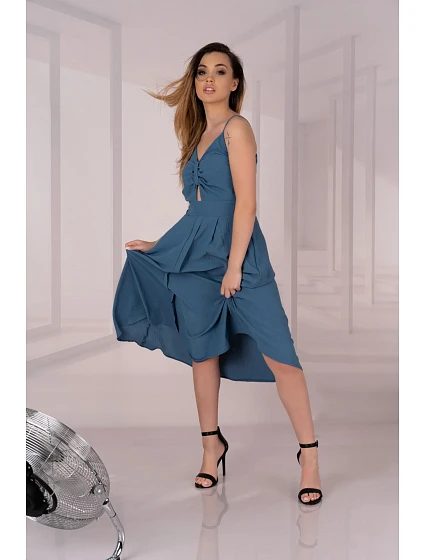 Modré šaty model 17571442 - Merribel