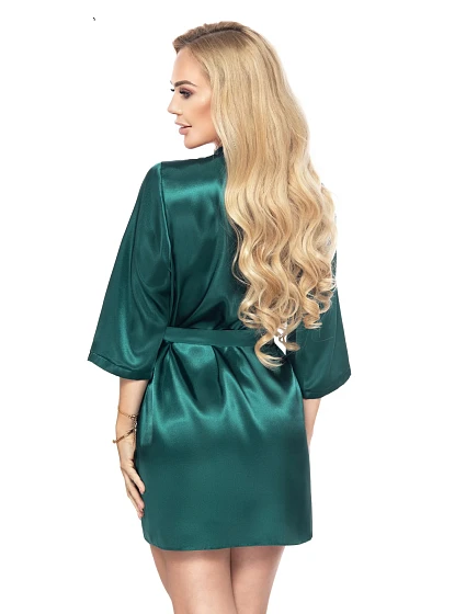 Tmavě zelený župan Aria - Irall