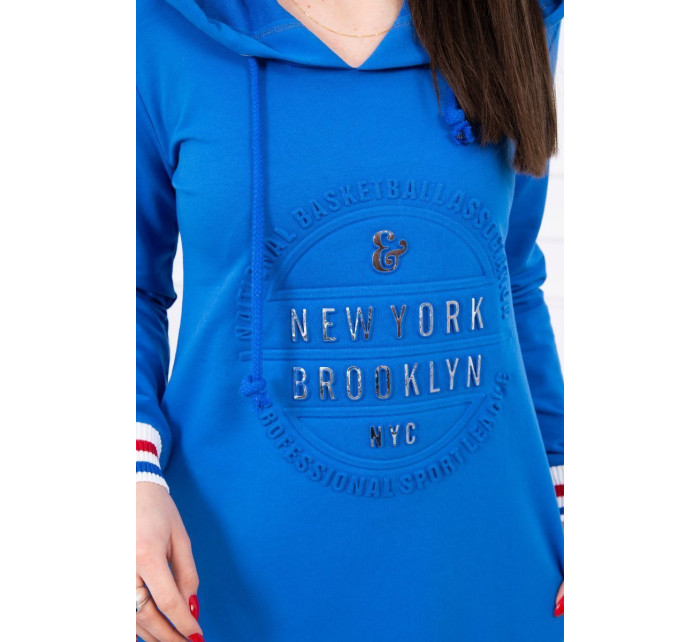 Šaty Brooklyn fialová modrá