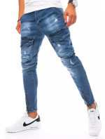 Pánske modré nákladné nohavice Dstreet UX3295