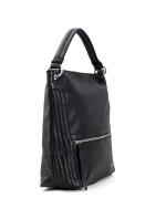 Čierna dámska taška s nastaviteľným popruhom