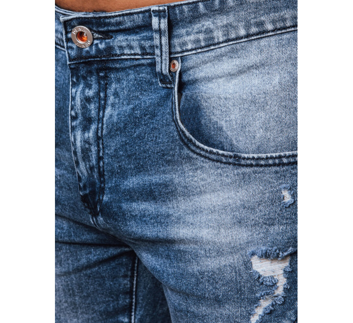 Pánske modré džínsové nohavice Dstreet UX4097