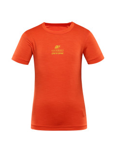 Dětské rychleschnoucí triko ALPINE PRO BASIKO spicy orange