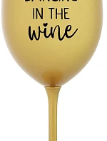 DANCING IN THE WINE - zlatý pohár na víno 350 ml