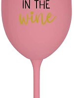 DANCING IN THE WINE - ružový pohár na víno 350 ml