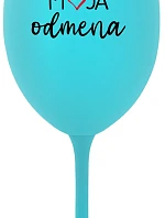 MOJA ODMENA - tyrkysový pohár na víno 350 ml