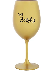 PÁN BOŽSKÝ - zlatý pohár na víno 350 ml