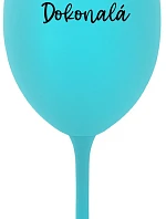 PANI DOKONALÁ - tyrkysový pohár na víno 350 ml