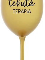 TATINKOVA TEKUTÁ TERAPIA - zlatý pohár na víno 350 ml