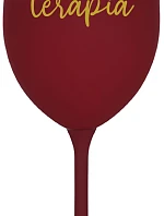 TEKUTÁ TERAPIA - bordovy pohár na víno 350 ml