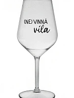 (NE)VINNÁ VÍLA - priehľadný nerozbitný pohár na víno 470 ml