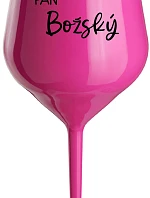 PÁN BOŽSKÝ - růžový nerozbitný pohár na víno 470 ml