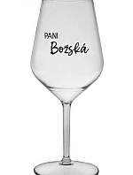 PANI BOŽSKÁ - priehľadný nerozbitný pohár na víno 470 ml