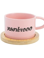 KAFIŠTOOO - růžový hrníček makronka 200 ml