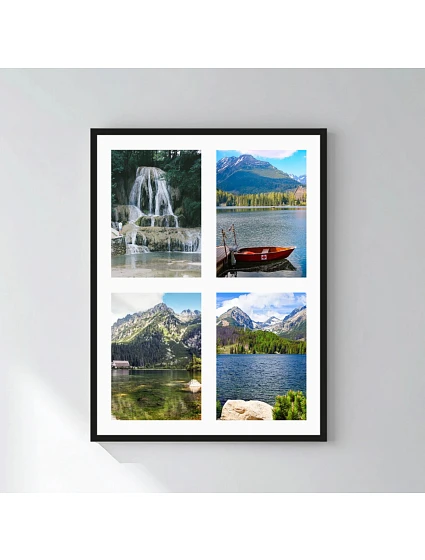Personalizovaný magický fotoobraz v rámu - 30x40 - koláž fotografií Personalizovaný magický fotoobraz v rámu - 30x40 - koláž fotografií