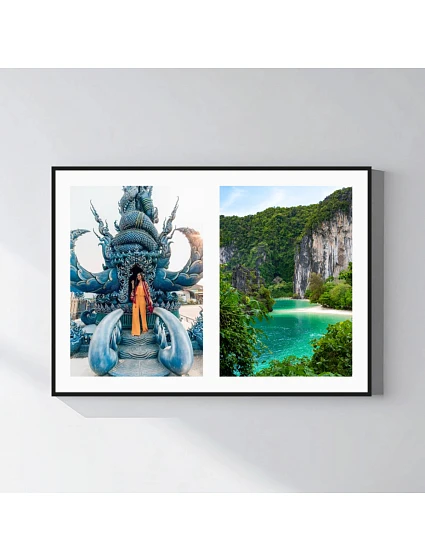 Personalizovaný magický fotobilder v ráme – 50 × 70 – koláž fotografií Personalizovaný magický fotobilder v ráme – 50 × 70 – koláž fotografií