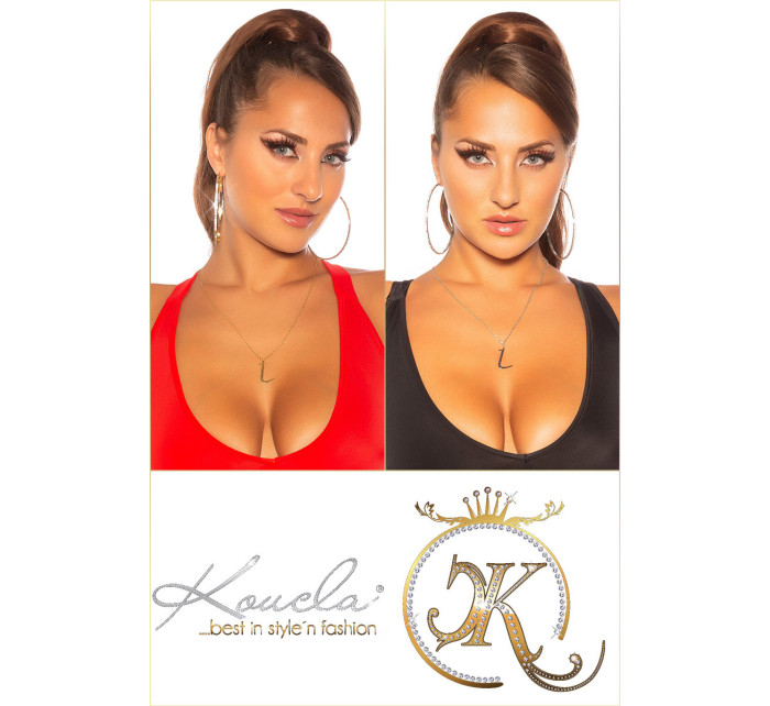 Sexy model 19613188 letter necklace L - Style fashion