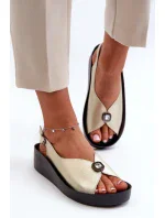 Model topánok na klinoch 213023 Krok v štýle