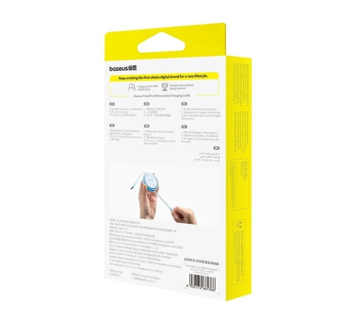 Baseus Free2Pull 20W 1m kábel (modrý)