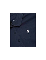 Dámské tričko PEAK PERFORMANCE W Classic Cotton Polo, barva tmavě modrá Dámské tričko PEAK PERFORMANCE W Classic Cotton Polo, barva tmavě modrá