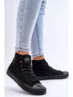 Dámské klasické vysoké tenisky Big Star model 21611825 Černé - Big Star Shoes