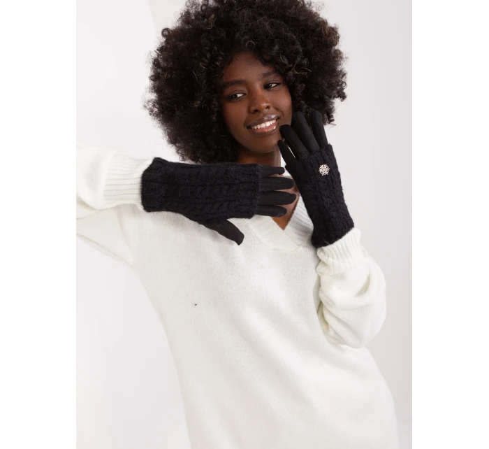 AT RK 231405 rukavice.08X čierna