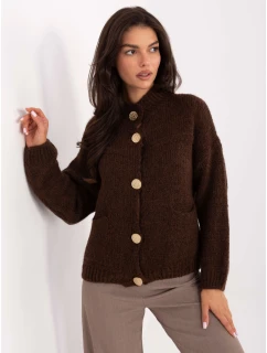 Jumper MI SW WM218.02 tmavě hnědý