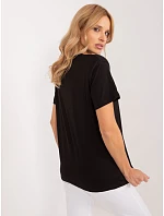 T shirt PM TS model 22178972 czarny - FPrice T shirt PM TS model 22178972 czarny - FPrice