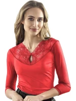 Dámska blúzka Danita red plus - ELDAR