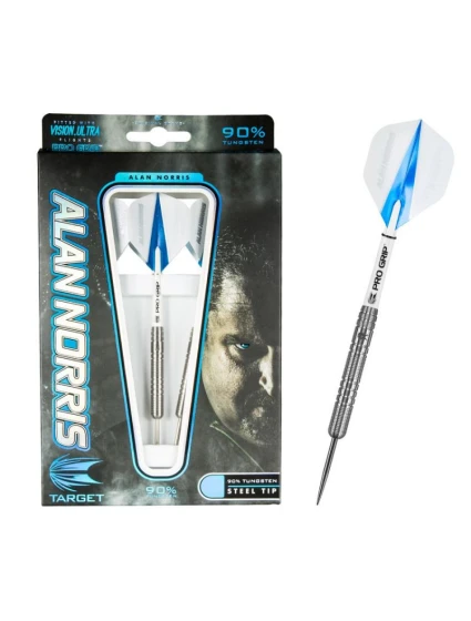 Cieľové šípky Alan Norris 22g Steel 100460