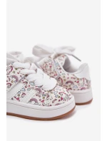 Buty Sportowe Dziewczęce Z Motywem Jednorożca Białe Ilana