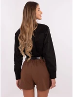 DHJ SD šortky A8757.92P hnedé