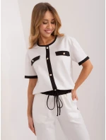 Bluzka LK BZ model 19738028 ecru - FPrice