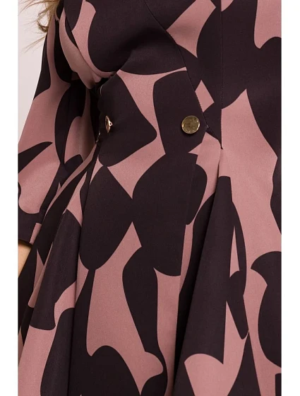 model 20970653 Přiléhavé mini šaty s potiskem model 2 - Moe