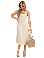 Dámské šaty IR SK model 22366735 světle béžové - FPrice