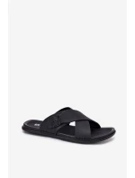 Pánské Kožené Sandały S Přezkou Big Star model 21693015 Černé - Big Star Shoes