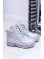 stříbrné teplé Dětské boty model 21506671 - Boto