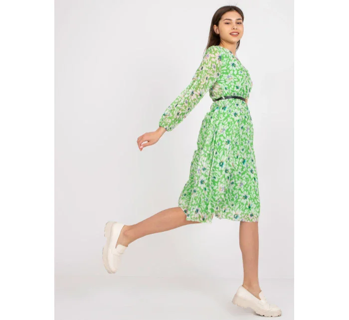 Šaty DHJ SK 10536A 1.80 svetlo zelená