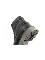 Wrangler Allan Mid pánske sobolie topánky elegantné kožené čierne