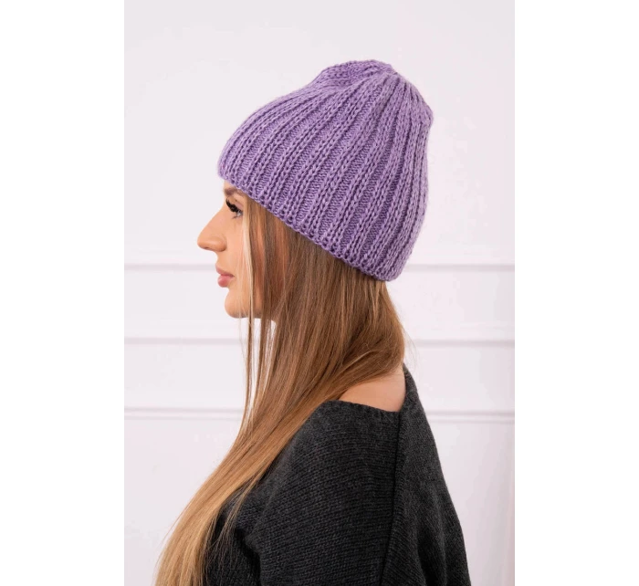 Dámská čepice Rebeka model 21798557 fialová - K-Fashion Dámská čepice Rebeka model 21798557 fialová - K-Fashion