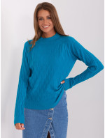 Sweter AT SW 2326.37X turkusowy